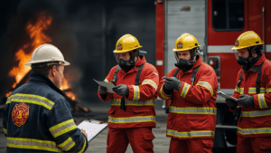 Treinamento de brigada de incêndio